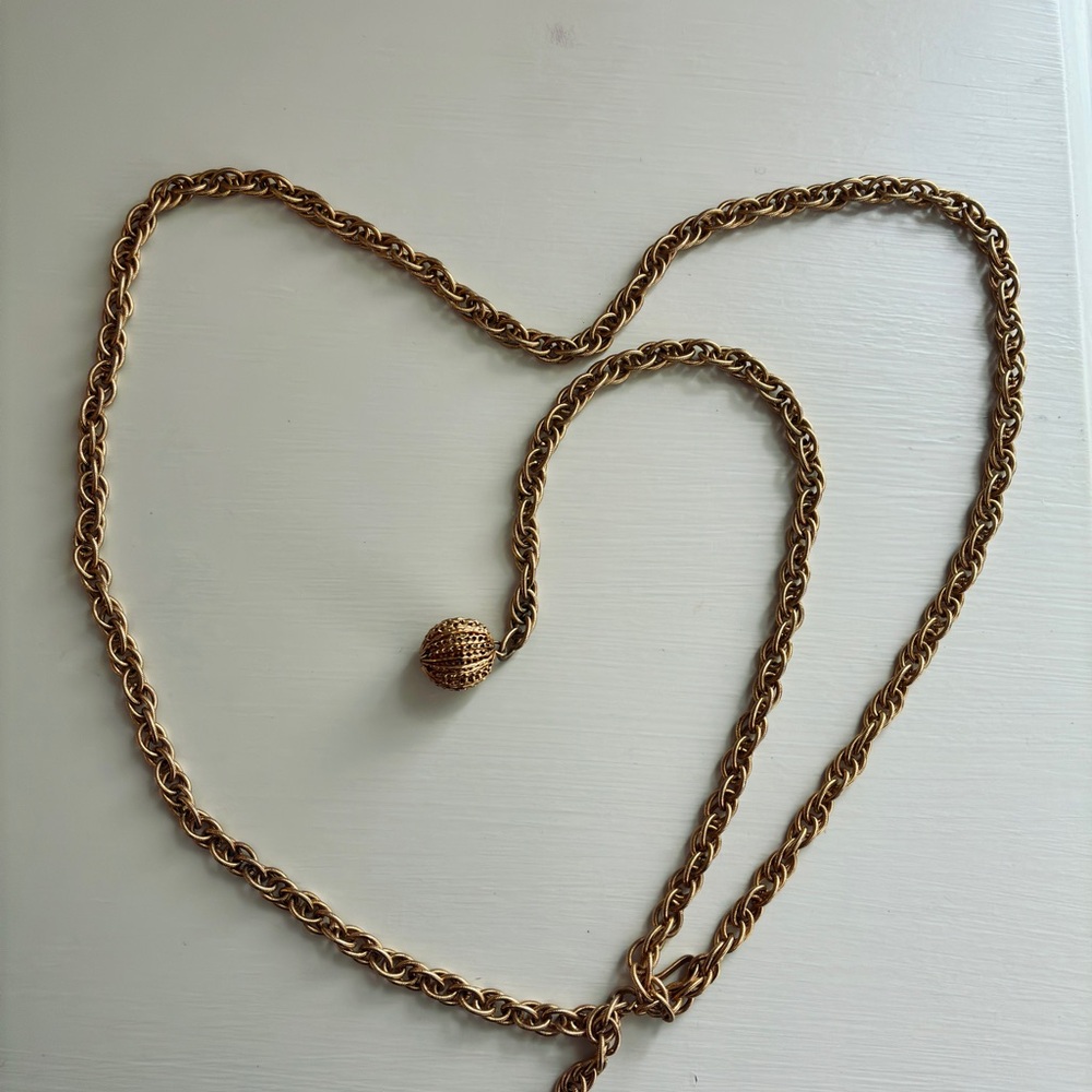 Vintage Gold Chain Belt
